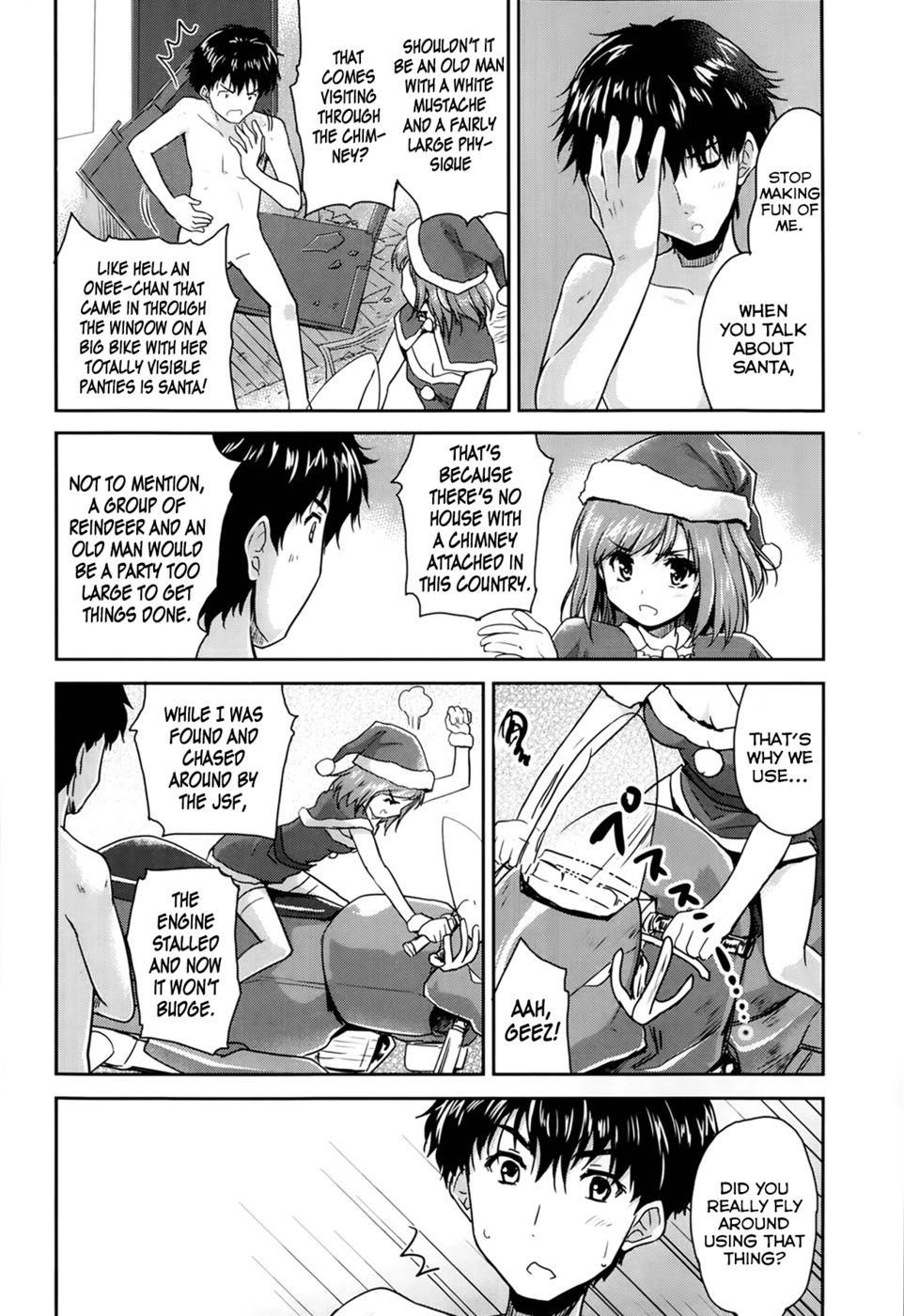 Hentai Manga Comic-The Intruder is Santa Claus-Read-6